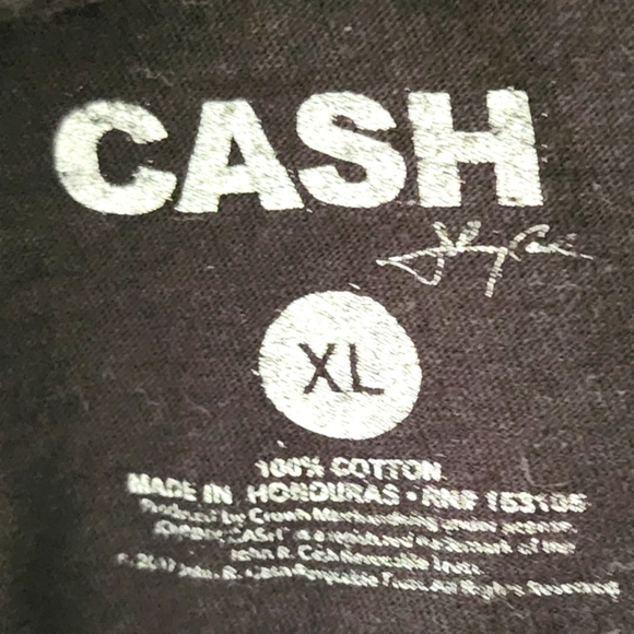 Johnny Cash Men's Live At Folsom Prison T-Shirt Men's XL Short Sleeve - Picture 3 of 4
